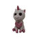 Unicorn Keychain With Heart Plush Toy Decorations Pink White 11Cm für Taschen