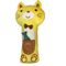 Nette gelbe Plüsch-Katze mit Fischen im Taschen-Kissen-Auto-Kissen-Spielzeug für Entspannung