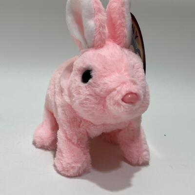 Custom Design Gefülltes Tier Süßes Süßes Springendes Kaninchen Elektronisches Plush-Spielzeug