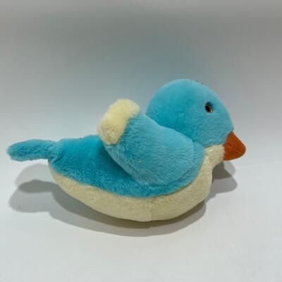 Buntes Plüschknopf-Vogelspielzeug für Kinder und Sammler